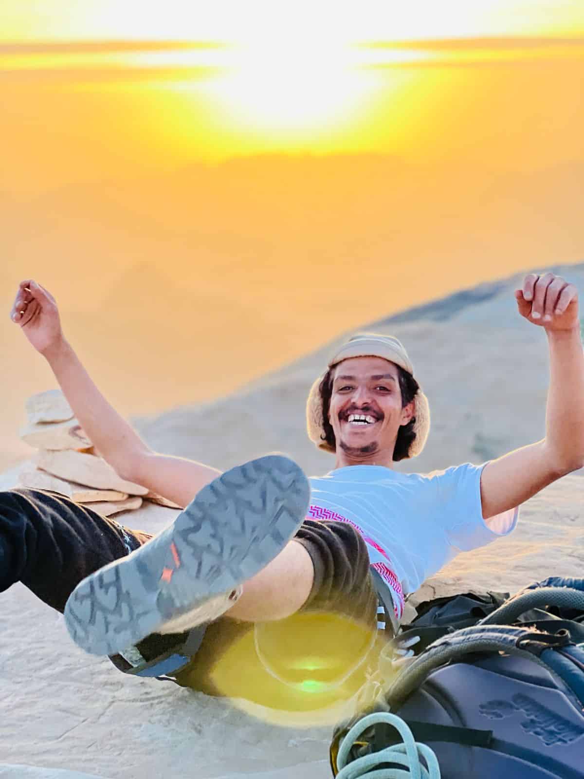 Sunset in Wadi Rum