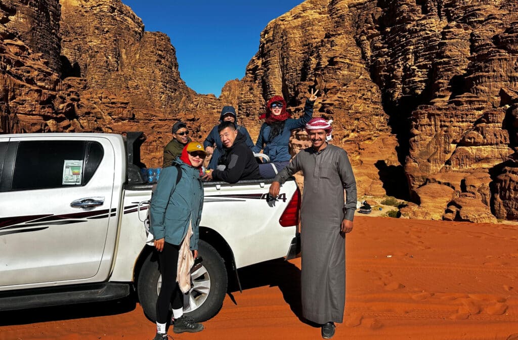 Rakan Wadi Rum Tours offer excelent 4x4 Jeep tours