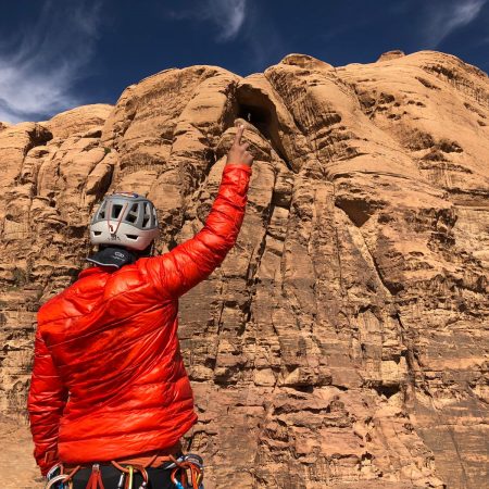 rock climbing tours wadi rum Jordan