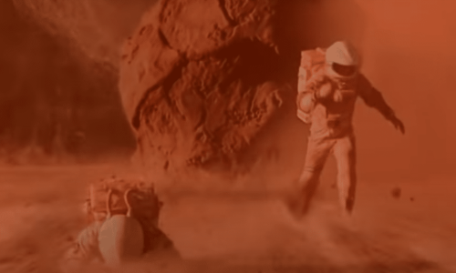 A scene from Mission to Mars one of the better known Wadi Rum movies from the early 2000s